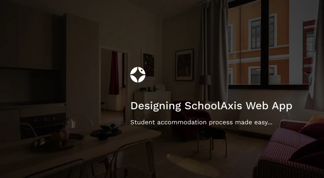 SchoolAxis — SchoolAxis web app case study cover